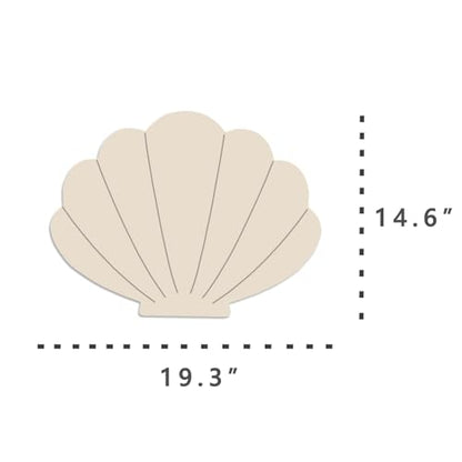 Shell Shape Diatomite Stone Bath Mat Shower Mat Quick-Dry, Non-Slip, Easy to Clean for Bathroom Floor - color: Shell