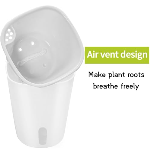 3" Self Watering Pots,20 Sets Self Watering Planter Pots for Indoor Plants with Water Level Indicator and Multiple Vents,Self Watering Planters,Self Watering Plant Pot for House Plants,Flowers,Herbs - size: 3 Inch - 20 Sets