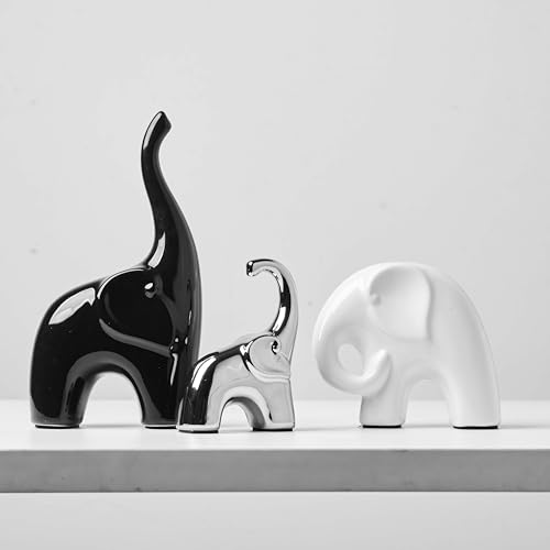 XINXUAN 3PCS Elephant Ornament- Gifts for Women,Wife,Wedding Anniversary - size: A-3PCS elephant