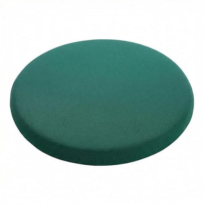 Round Chair Cushion, Memory Foam Filling, Knitted Cotton Cover, Removable Zipper Design, Light Gray, Pink, Coffee, Green (Green, 14 Inch) - color: Green, size: 14 Inch