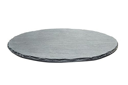 Fox Run 3808 Slate Cheese Board, Round Gray, 12 x 12 x 0.25 inches - style: Cheese Board, Round