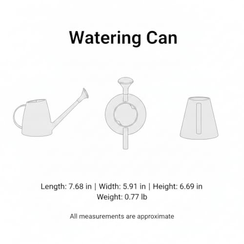 1.8L Long Spout Watering Can for Indoor Plants, Durable PP Plastic Pot Waterer with Precise Flow Control for Home Garden, Balcony & Windowsill - color: White
