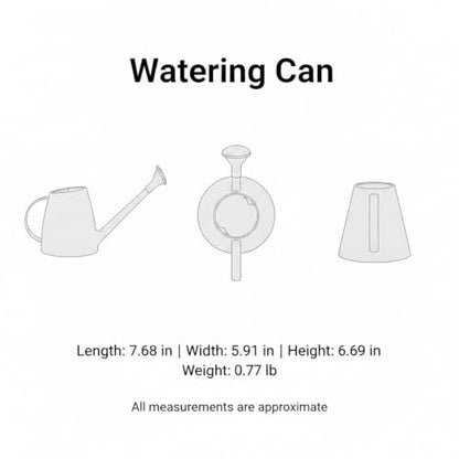 1.8L Long Spout Watering Can for Indoor Plants, Durable PP Plastic Pot Waterer with Precise Flow Control for Home Garden, Balcony & Windowsill - color: White
