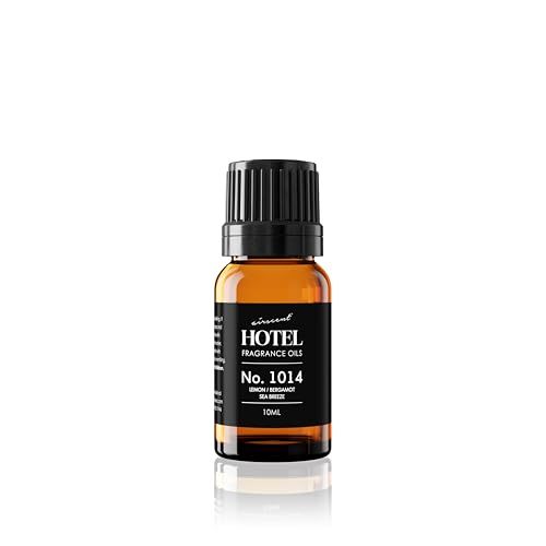 AirScent Hotel Diffuser Oil No. 1014 - Iconic 5-Star Hotel Blend - 10 mL | Lemon Bergamot Sea Breeze - Coastal Hotel Scent - Fragrance Oil for Ultrasonic and Waterless Diffusers and Crafting - size: 0.34 Fl Oz (Pack of 1)
