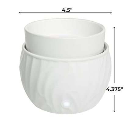 Colonial Candle Wax Melt Warmer with Timer, 3-in-1 Electric Wax Melter for Scented Wax Melts, Cubes, and Tarts | Home, Office, Bedroom, Gift & Décor