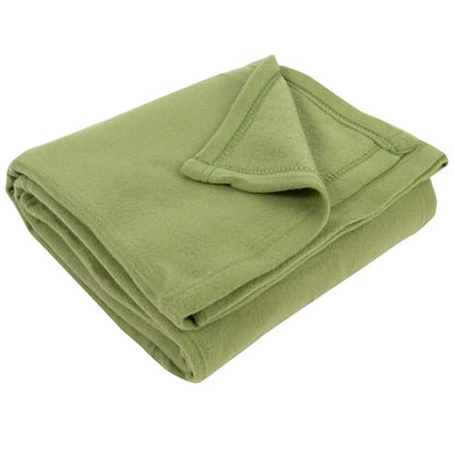 50x60 Throw Blankets, Ultra Soft Hypoallergenic Fleece Fall Throw Blanket for Livingroom, Couch, Chair, Bed, Fern Green - color: Fern Green