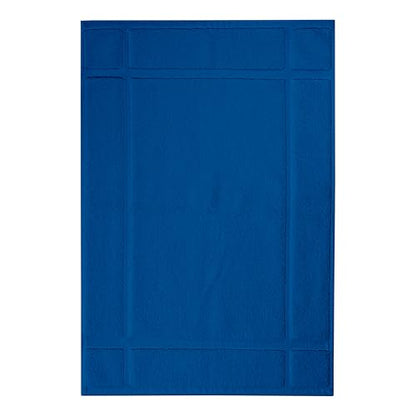 100% Cotton Bath Mat 24x17 Inches, 1350 GSM Thick Plush, Soft Absorbent, Oeko-Tex Certified, Durable Construction- Navy - color: Navy