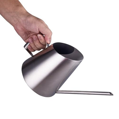IMEEA Stainless Steel Indoor Watering Can with Long Spout Modern Watering Can for Small Indoor Plants, 50oz / 1.5L Maximum Capacity