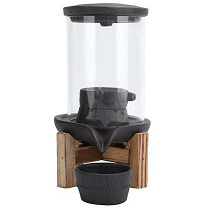 Backflow Incense Burner, Smoke Waterfall Incense Holder for Home Decor, Feng Shui Decoration with Elegant Design for Living Room Bedroom Office Yoga Meditation