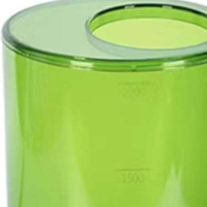 Indoor Watering Can 2L Long Spout Plant Watering Pot, PS Plastic with Scale Markings, for House Plants and Potted Plants, Green - color: Green