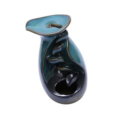 DOITOOL Backflow Incense Burner Holder Household Censer Aroma Therapy Supplies Home Fragrance Desktop Ornament for Bedroom and Living Room Decoration