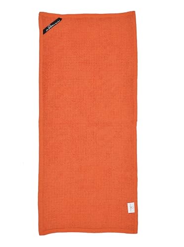 Dish Towels|Kitchen Dish Cloths Two-Sided Waffle Terry|13x28 Inches 100% Cotton Dish Rags Washing Dishes|Super Absorbent Reusable Quick Drying Dish Towels| 6-Pc Set Orange - color: Orange-1