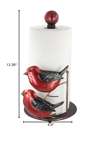 Red Paper Towel Holder Decorative Paper Towel Holder Red Kitchen Decor Winter Paper Towel Holders Countertop Cardinal Decor for Christmas Valentine Mother Day