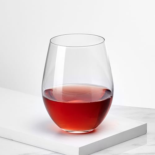 Mikasa Samantha Stemless Wine Glass, Set Of 4, 21 Ounce