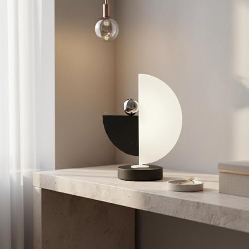 Geometric Display Piece Modern Decorative Sculpture Abstract Ornament Polished Sphere Artistic Table Suitable for Home Shelf Office Minimalist Living Room
