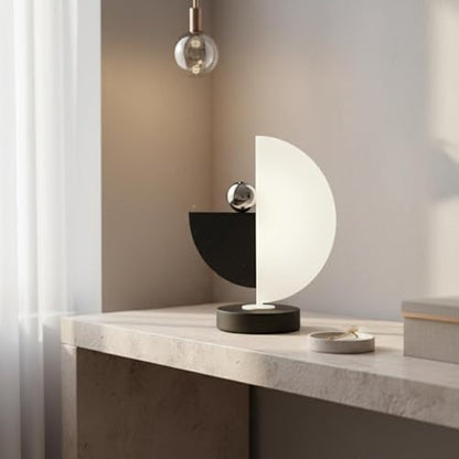 Geometric Display Piece Modern Decorative Sculpture Abstract Ornament Polished Sphere Artistic Table Suitable for Home Shelf Office Minimalist Living Room