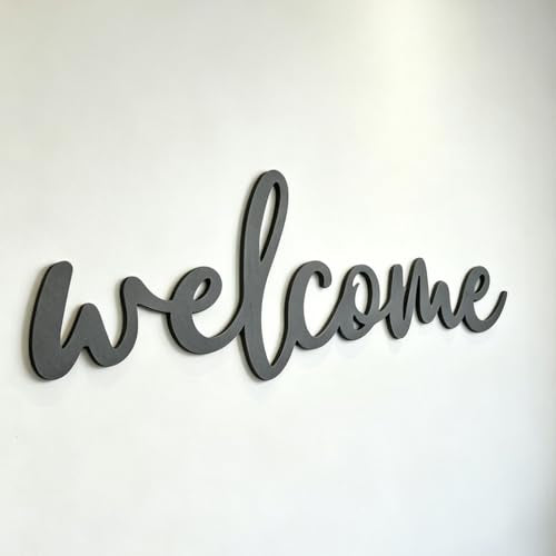 Wooden Welcome Sign for Back to School Decorations, First Day of School Wall Decorations, Rustic Welcome Sign for Classroom Home Entryway Front Door