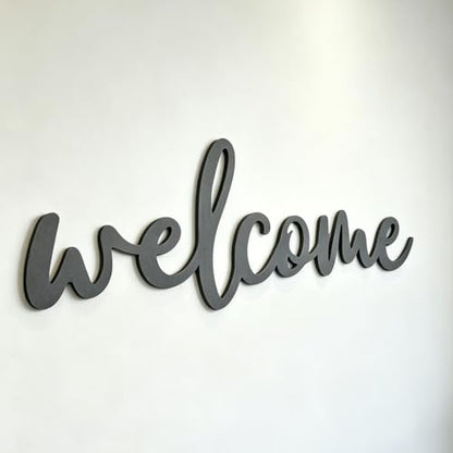 Wooden Welcome Sign for Back to School Decorations, First Day of School Wall Decorations, Rustic Welcome Sign for Classroom Home Entryway Front Door