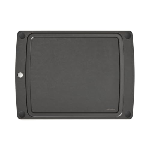 Epicurean All-In-One Cutting Board with Non-Slip Feet, 17.5" x 13", Slate/Black - color: Slate/Black, size: 17.5"L x 13"W