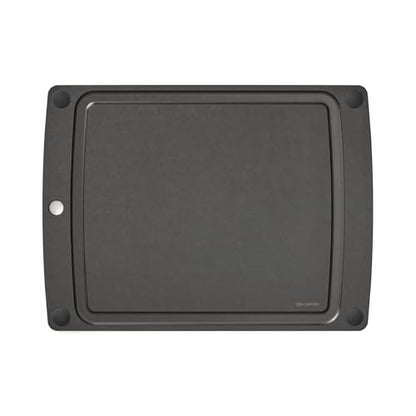 Epicurean All-In-One Cutting Board with Non-Slip Feet, 17.5" x 13", Slate/Black - color: Slate/Black, size: 17.5"L x 13"W