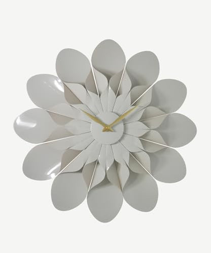 ARCHI Floro - The Blooming Elegance Grey Flower Wall Clock