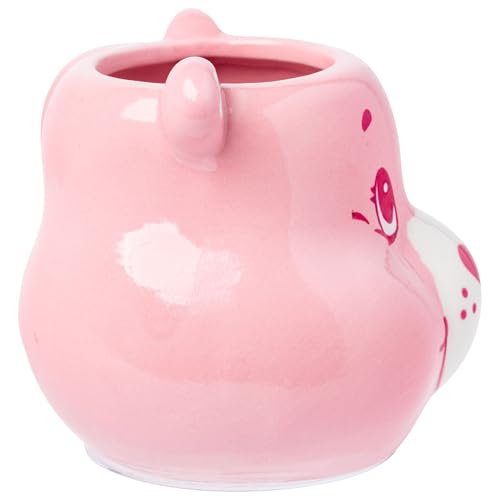 Silver Buffalo Care Bears 4 Piece Sculpted Ceramic Mini Mug Set Featuring Cheer, Grumpy, Share, and Tenderheart Bear, 4 Ounces - color: Multicolor