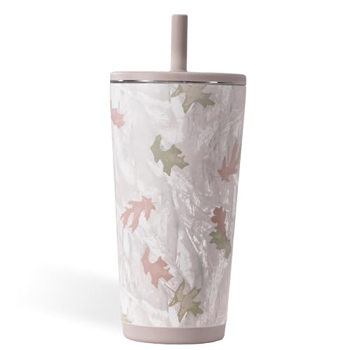 HydroJug Everyday Tumbler 20 oz, Ceramic-Lined Straw Cup, Camo - color: Camo, size: 20 Ounces