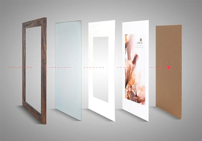 brown 11x14 Picture Frame set of 3,Display 11x14 without Mat or 8x10 with Mat，Wall Gallery Photo Frames - color: Brown, size: 11x14 inches 3P