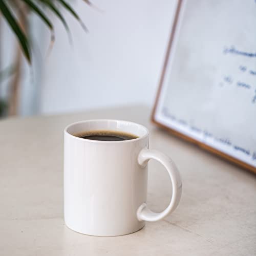 GBhome White Coffee Mugs Set of 36, 12 oz Ceramic Coffee Cups | Classic COffee Mugs for Home,Office&Restaurant,Tea/Espresso/Cappuccino. Dishwasher&Microwave Safe - color: Off White 1, size: 12 oz (36 Piece Set)