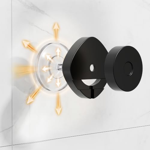 Taozun Paper Towel Holder Wall Mount Suction Cup Easy Install | 2-in-1 Shelf + Paper Towel Holder, Suction Cup No-Drill, Kitchen & Bathroom, Rustproof, Removable & Reusable - style: SP004-SC