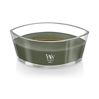 WoodWick Fraser Fir Holiday Candle Gifts for Women and Men, 16 oz Ellipse Candle with Crackling Wick - color: Fraser Fir, size: 16oz