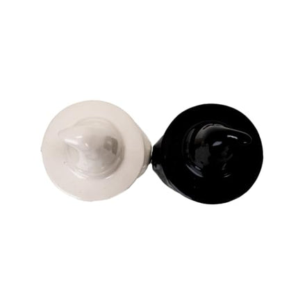 Pacific Giftware Mystical White and Black Witch Salt and Pepper Shakers