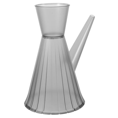 Homoyoyo Indoor Watering Can for Plants with Long Spout, 1.3l Grey Watering Pot for Indoor Gardening and Floral Arrangements
