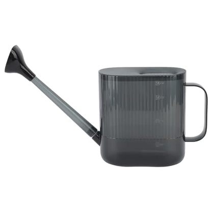 Tnfeeon Watering Can, Watering Cans Long Spout Design Wide Application for Garden Flower House Plants Home Backyard Villa Can, 1.8L Indoor Plants Garden Tools Long Spout Nan (Gray) - color: Gray