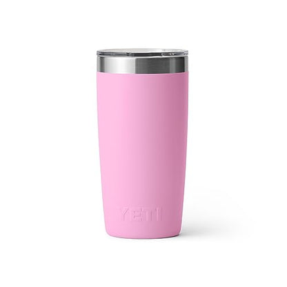 YETI Rambler 10 oz Tumbler, Stainless Steel, Vacuum Insulated with MagSlider Lid, Power Pink - color: Power Pink