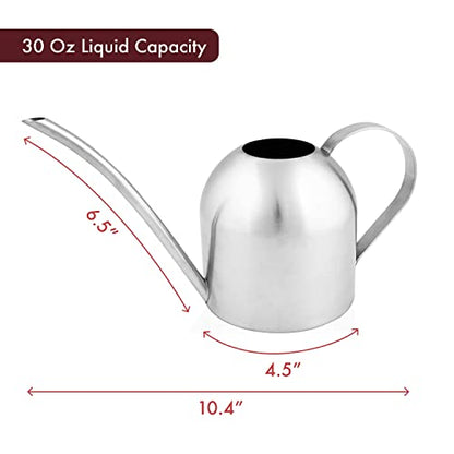 Homarden 30 oz. Copper Watering Can - Long Spout Metal Can for Indoor & Outdoor Plants