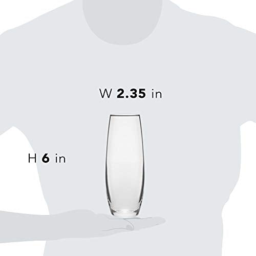 Libbey Stemless Flute Glasses, 9.6-ounce, Set of 6 - color: Large Stemless Flute 6
