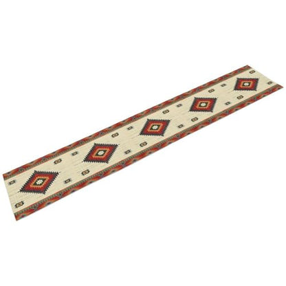 Retro Aztec Table Runner, Western Native American Tribal Art Printed Runner for Home Kitchen Dining Table Party 13x36in - color: Aztec-7, size: 13x36in