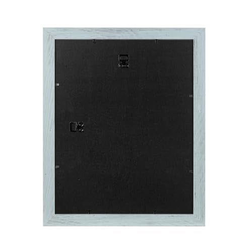 11x14 Picture Frame, Wall Gallery Photo Frame, Displays 11x14 inches without Mat or 8x10 inches with Mat, Blue 11x14 Frames - color: Blue, size: 11x14 inches 1P