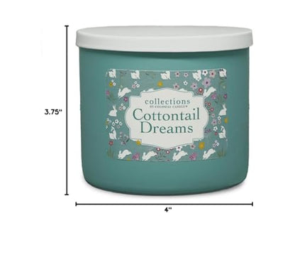 Colonial Candle Cottontail Dreams Scented Jar Candle, Easter Collection, 3 Wick, 14.5 oz - Up to 60 Hours Burn, Easter Candle, Made in the USA - color: Cottontail Dreams