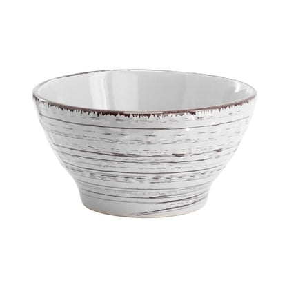 Elama Malibu Calcite 16-Piece Stoneware Embossed Pattern Reactive Glaze Light Gray Dinnerware Set, Tableware, Serveware Set (Calcite Gray) - color: Calcite Gray
