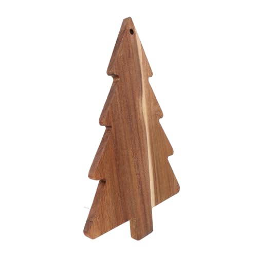 KICHOUSE Christmas Shaped Charcuterie Board Lifelike Cutting Board for Festive Decor Easy to Clean Kitchen Platter for Cheese Fruits and Vegetables Holiday Serving Tray
