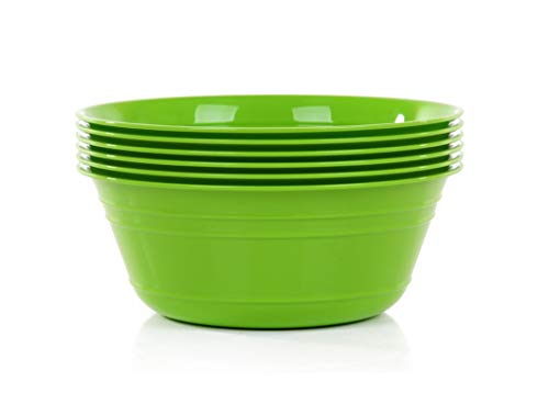 Mintra Home Snack Bowls (Medium 6pk (1.8L), Green) - color: Green, size: Medium 6pk (1.8L)