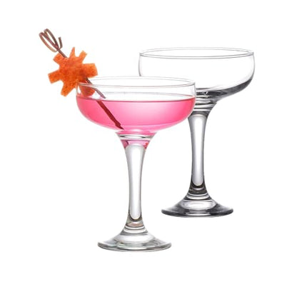 Martini Glasses, Champagne Cocktail Glasses, Elegant Coupe Cocktail Glasses, Long Stem Glassware (2 Pcs) - style: 2 Pcs
