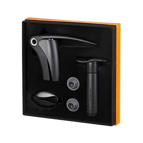 Le Creuset Wine Tools Gift Set, 5pc., Black/Grey