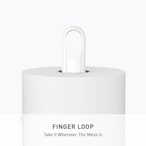 simplehuman Tension Arm Countertop Paper Towel Holder, Easy One-Handed Tear, Standing Weighted Base with Finger Loop, Heavy Duty, White Steel - color: White Stainless Steel