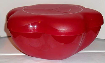 Tupperware Open House Chip 'N Dip Serving Bowl Set, Ruby Red