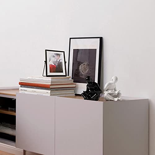 Desktop Ornaments 2 Pieces of Figure Sculptures Set Ceramic Material Bookends Home Decorations Small Ornaments Home Desk Decorations Handicrafts Desktop Decor
