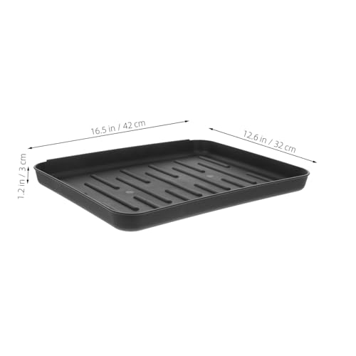 Alipis 2pcs Dog Mud Mats Multi-use Plastic Shoe Tray Entryway Boot Mat Antislip Design for Home