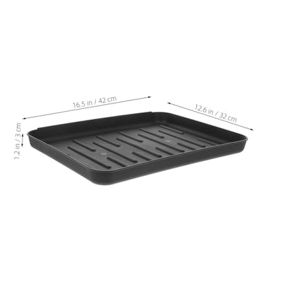 Alipis 2pcs Dog Mud Mats Multi-use Plastic Shoe Tray Entryway Boot Mat Antislip Design for Home